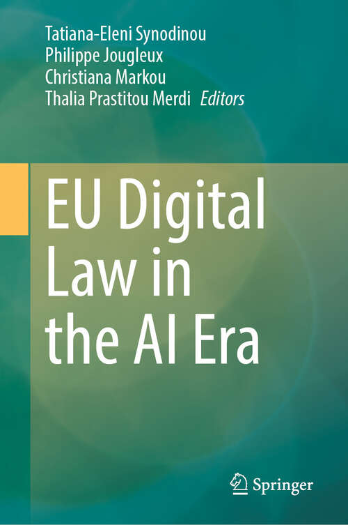 Book cover of EU Digital Law in the AI Era