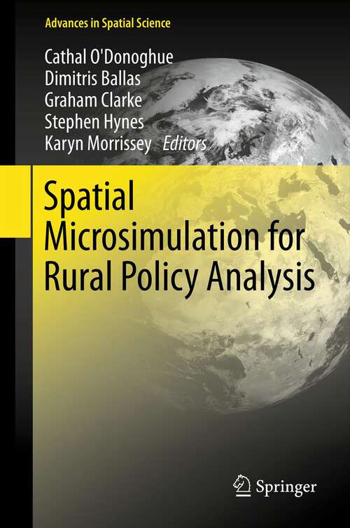 Book cover of Spatial Microsimulation for Rural Policy Analysis