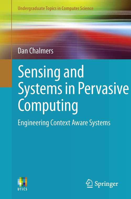 Book cover of Sensing and Systems in Pervasive Computing