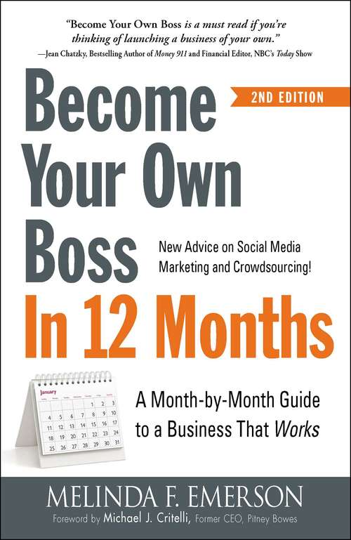 Book cover of Become Your Own Boss in 12 Months: A Month-by-Month Guide to a Business that Works