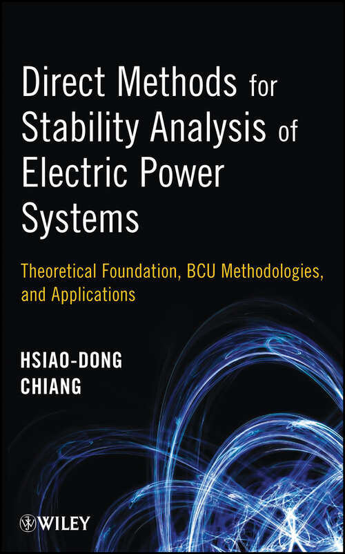 Book cover of Direct Methods for Stability Analysis of Electric Power Systems