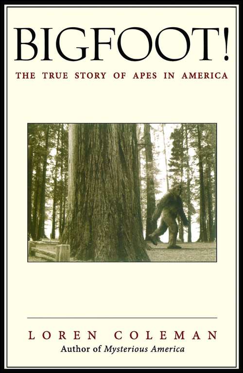Book cover of Bigfoot!