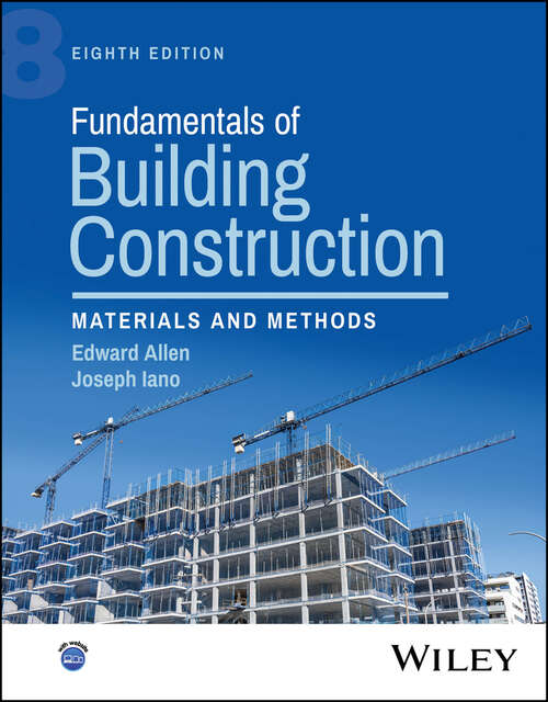 Book cover of Fundamentals of Building Construction: Materials and Methods