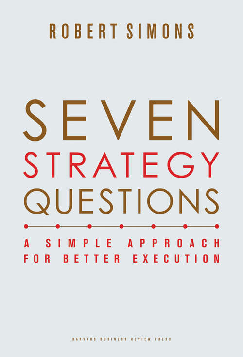 Book cover of Seven Strategy Questions