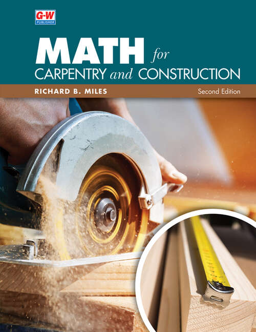 Book cover of Math for Carpentry and Construction (2)