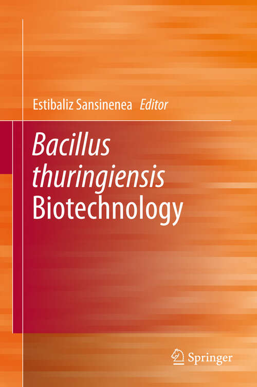 Book cover of Bacillus thuringiensis Biotechnology