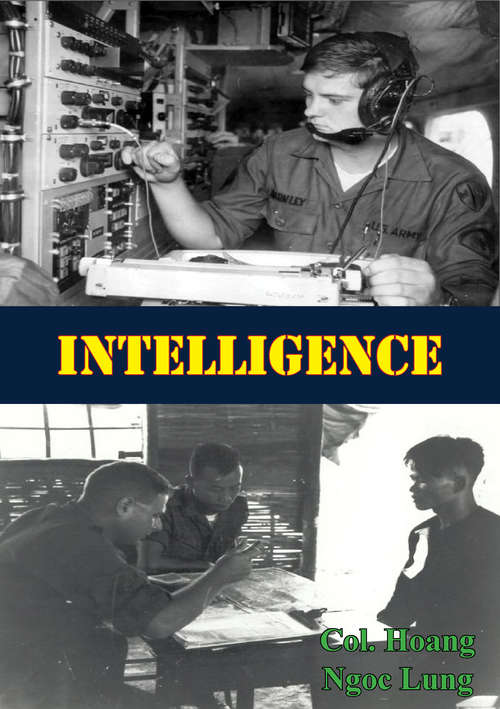 Book cover of Intelligence (Indochina Monographs #2)