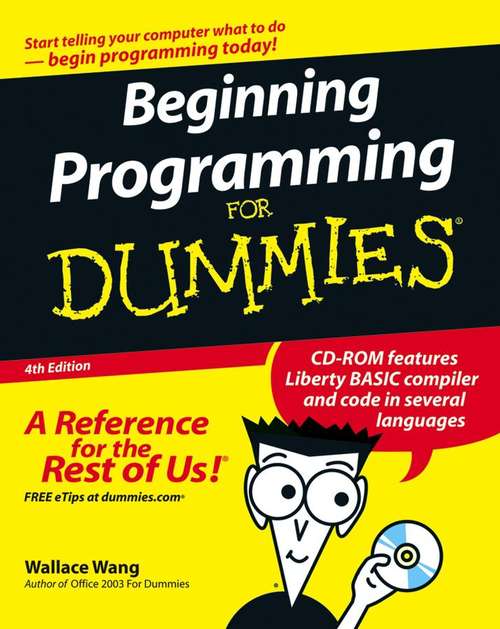 Book cover of Beginning Programming for Dummies
