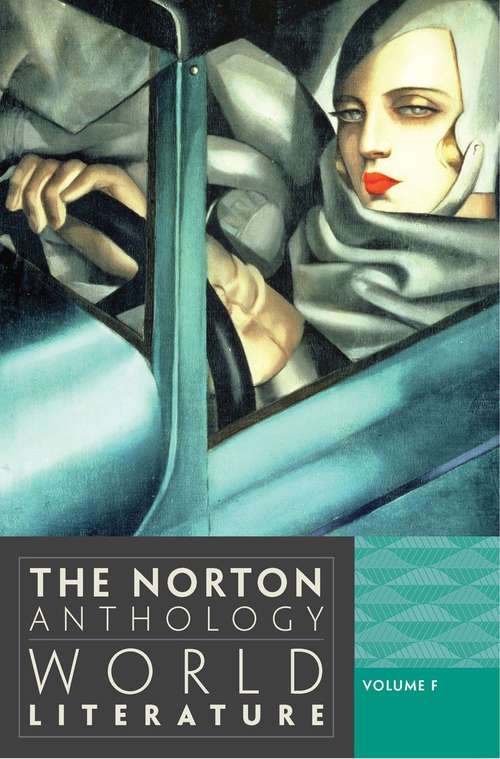 Book cover of The Norton Anthology of World Literature Volume F Third Edition