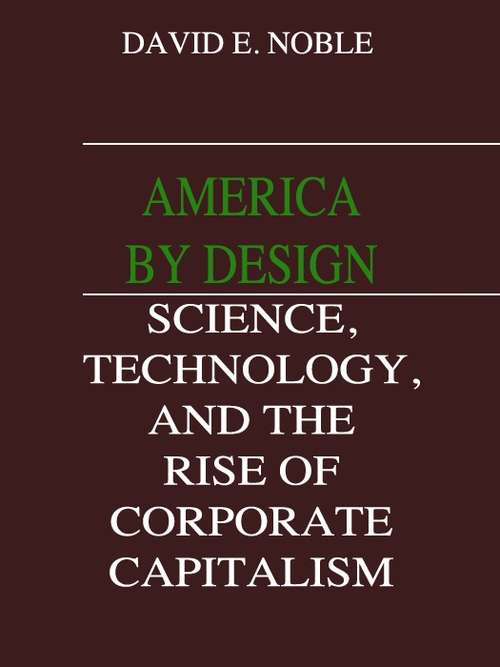 Book cover of America by Design