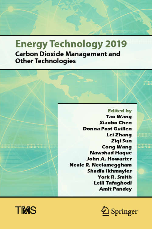 Energy Technology 2019: Carbon Dioxide Management and Other Technologies (The Minerals, Metals & Materials Series)