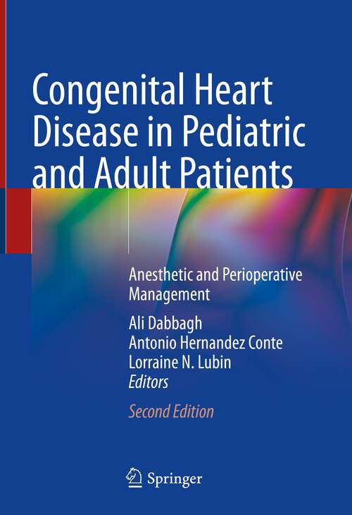 Cover image of Congenital Heart Disease in Pediatric and Adult Patients
