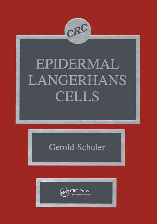 Book cover of Epidermal Langerhans Cells