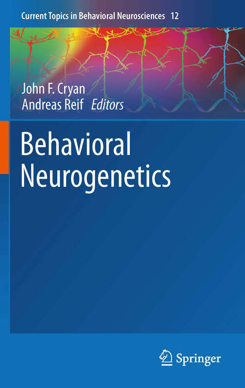 Book cover of Behavioral Neurogenetics