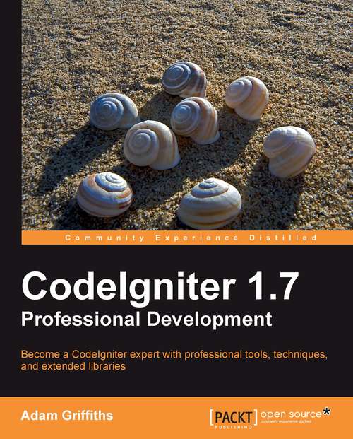 Book cover of CodeIgniter 1.7 Professional Development