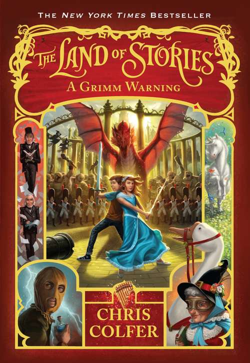 Book cover of The Land of Stories: A Grimm Warning