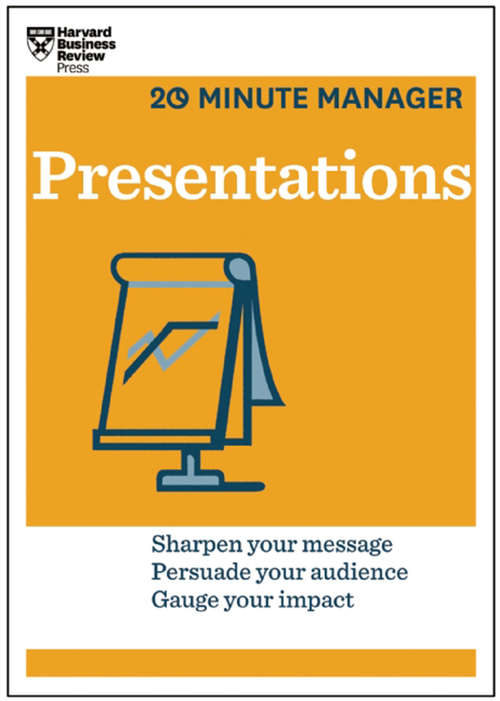 Book cover of Presentations (20-Minute Manager Series)