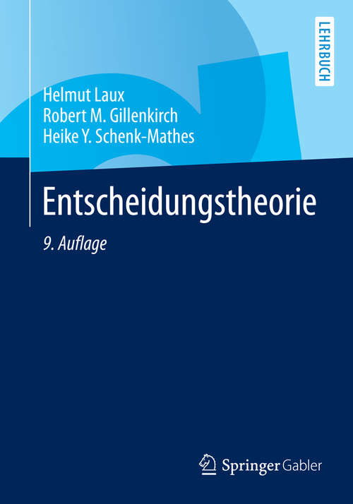 Book cover of Entscheidungstheorie