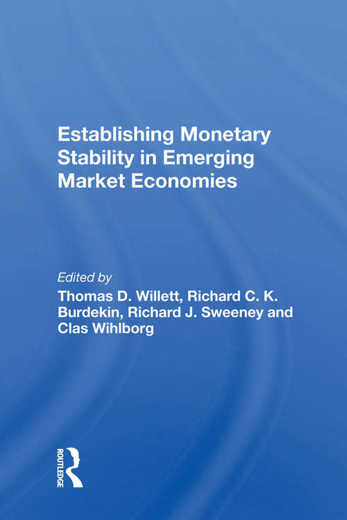 Establishing Monetary Stability In Emerging Market Economies