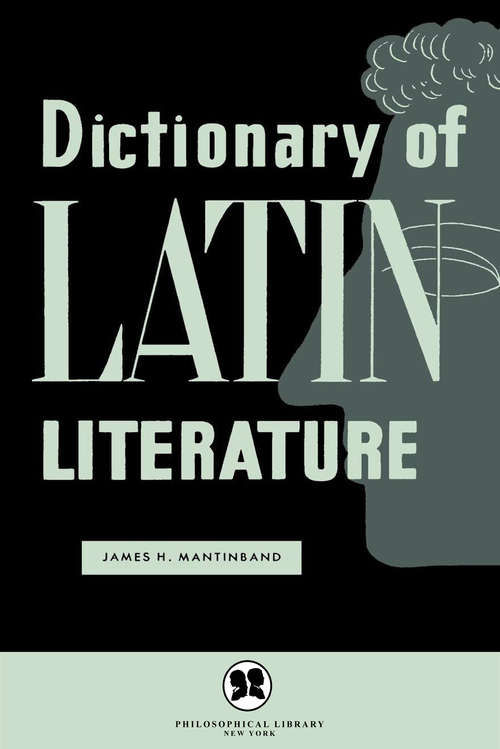 Book cover of Dictionary of Latin Literature