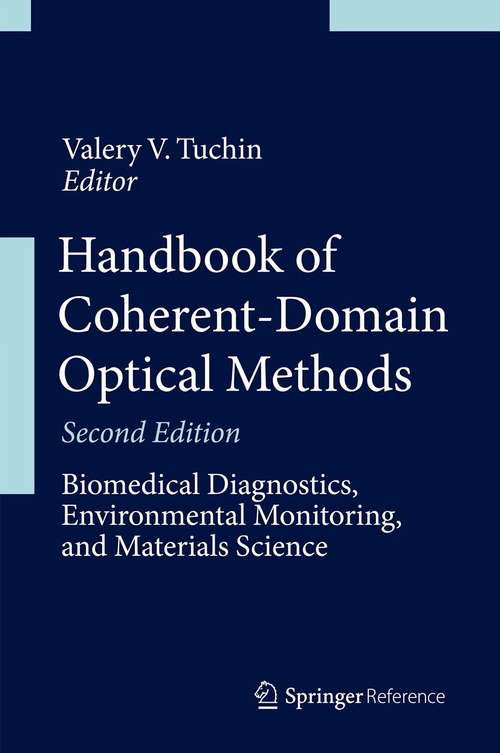 Book cover of Handbook of Coherent-Domain Optical Methods