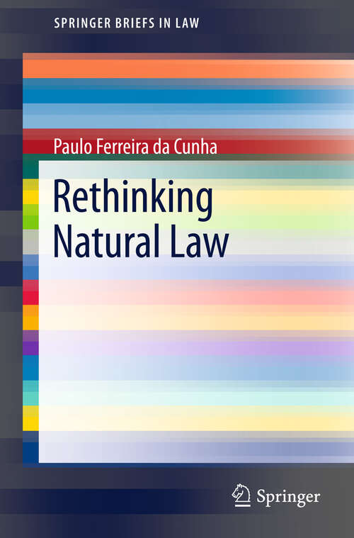 Book cover of Rethinking Natural Law