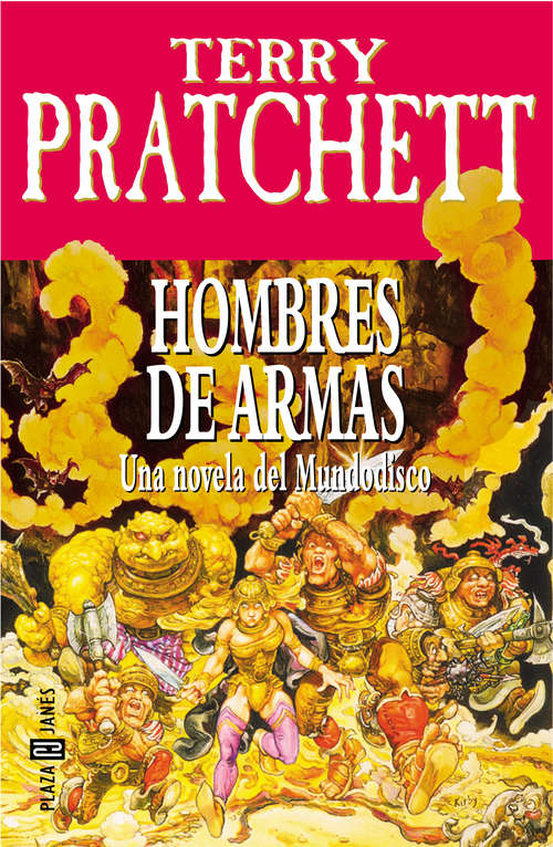 Book cover of Hombres de armas (Mundodisco #15)