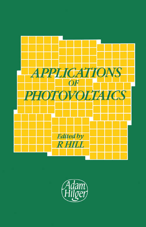 Cover image of Applications of Photovoltaics