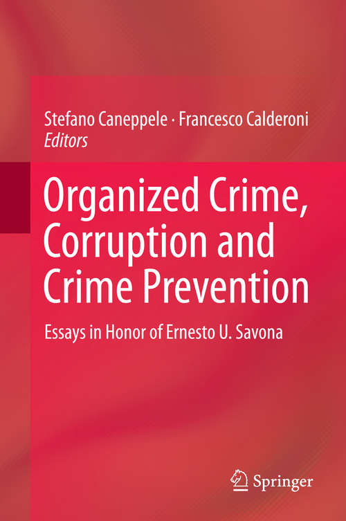 Book cover of Organized Crime, Corruption and Crime Prevention