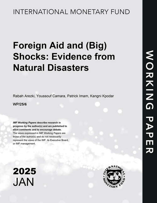Book cover of Foreign Aid and (Big) Shocks: Evidence from Natural Disasters