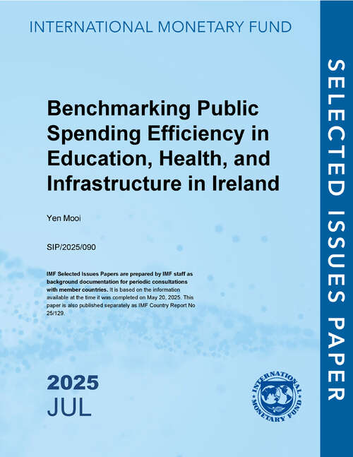 Book cover of Benchmarking Public Spending Efficiency in Education, Health, and Infrastructure in Ireland