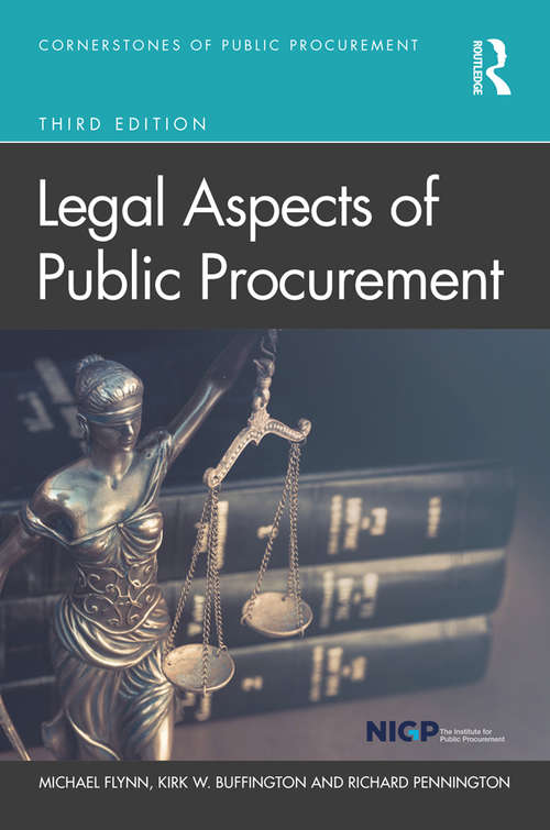 Legal Aspects of Public Procurement (Cornerstones of Public Procurement)