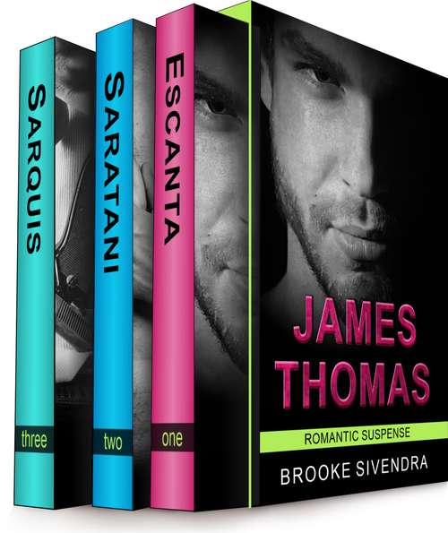 Book cover of The James Thomas Romantic Suspense Box Set (Three Complete Romantic Suspense Novels)