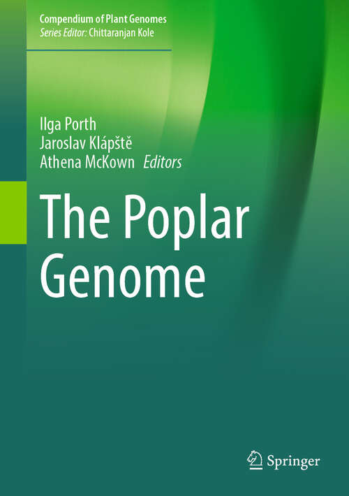 Book cover of The Poplar Genome (2024) (Compendium of Plant Genomes)