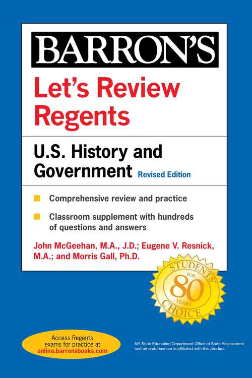 Let's Review Regents: U.S. History and Government Revised Edition (Barron's Regents NY)