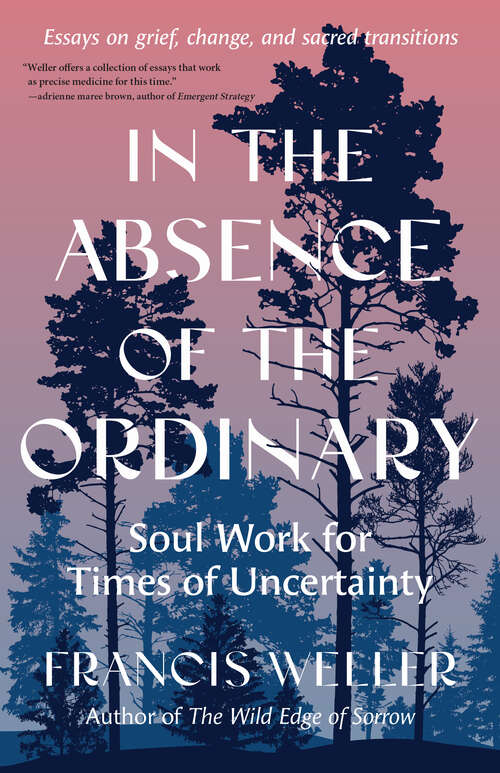 Book cover of In the Absence of the Ordinary: Soul Work for Times of Uncertainty--Essays on grief, change, and sacred transitions