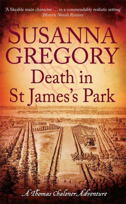 Book cover of Death in St James's Park: Chaloner's Eighth Exploit in Restoration London