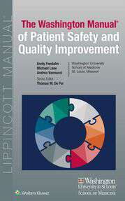 Book cover of The Washington Manual® of Patient Safety and Quality Improvement