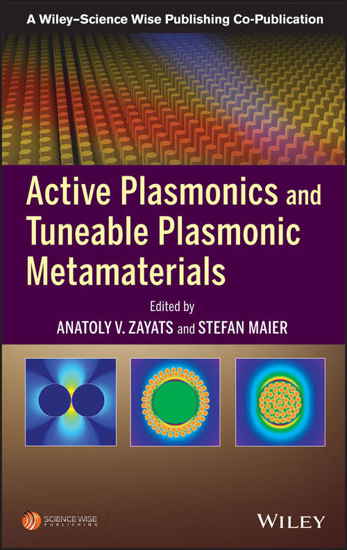 Book cover of Active Plasmonics and Tuneable Plasmonic Metamaterials