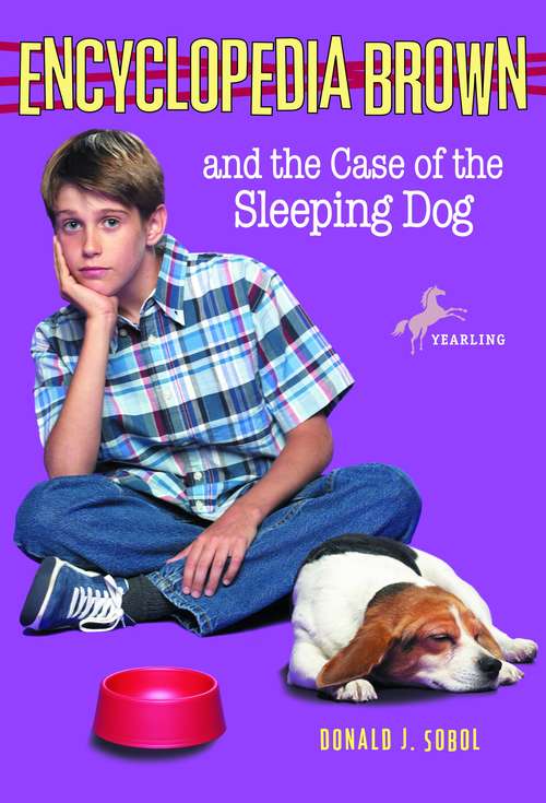 Book cover of Encyclopedia Brown and the Case of the Sleeping Dog (Encyclopedia Brown #22)