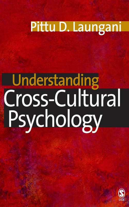 Book cover of Understanding Cross-Cultural Psychology: Eastern and Western Perspectives