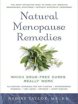 Book cover of Natural Menopause Remedies