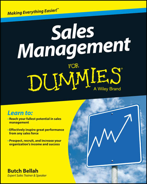 Book cover of Sales Management For Dummies