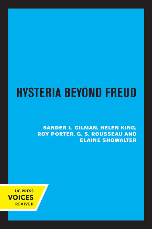 Book cover of Hysteria Beyond Freud