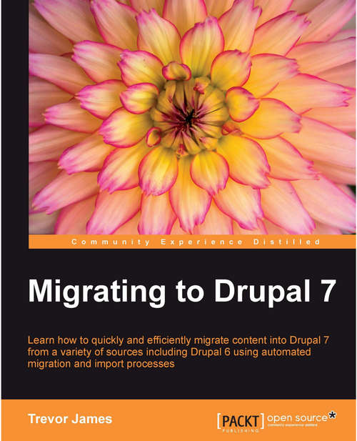 Book cover of Migrating to Drupal