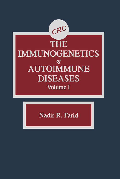 Book cover of The Immunogenetics of Autoimmune Diseases, Volume I (1)