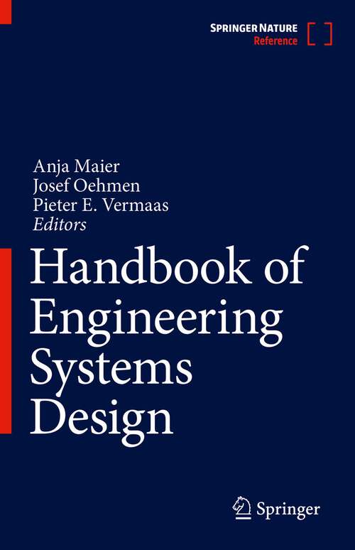 Book cover of Handbook of Engineering Systems Design (1st ed. 2022)