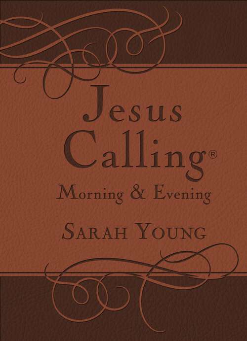 Book cover of Jesus Calling Morning and Evening Devotional