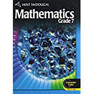 Holt McDougal Mathematics: Grade 7