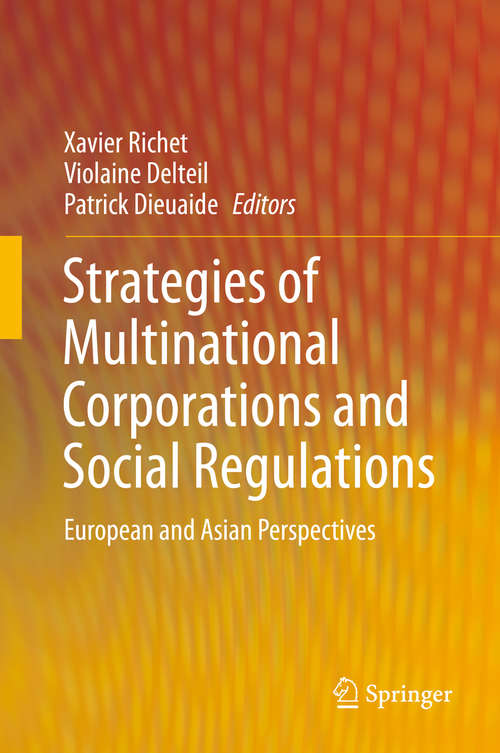Book cover of Strategies of Multinational Corporations and Social Regulations